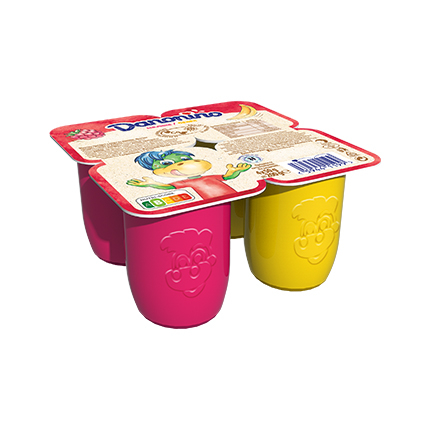 Данонино 4х50г  Банан и малина