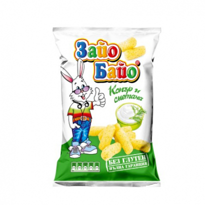 Пшенични пръчици Зайо Байо 60г Сметана и копър