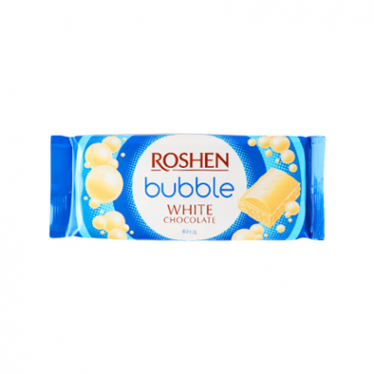 Шоколад Рошен Бабъл 80г Бял