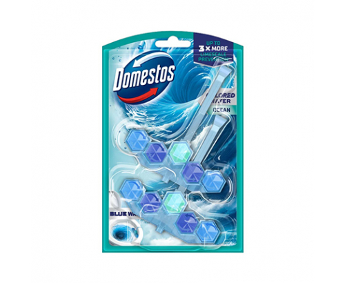 Ароматизатор за тоалетна Доместос 2х48г Синя вода океан Ароматизатор за тоалетна Доместос 2х48г Синя вода океан