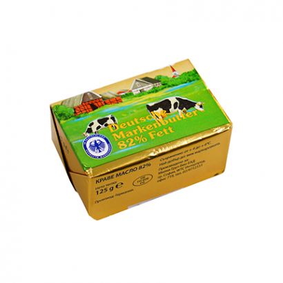 Краве масло Дойче Маркенбутер 82% 125г