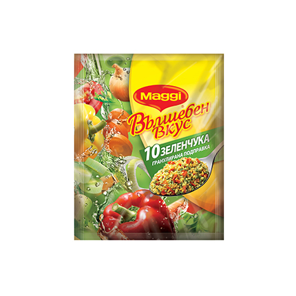 Подправка Маги Вълшебен Вкус 20г 10 Зеленчука Подправка Маги Вълшебен Вкус 20г 10 Зеленчука