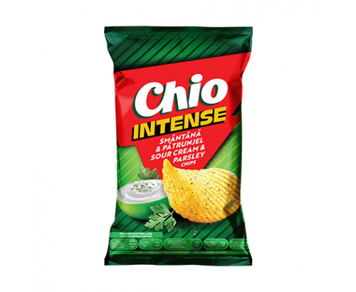 Чипс Чио Интенс 120г Сметана и магданоз Чипс Чио Интенс 120г Сметана и магданоз