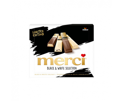 Шоколадови бонбони Мерси 250г Черно и бяло Шоколадови бонбони Мерси 250г Черно и бяло