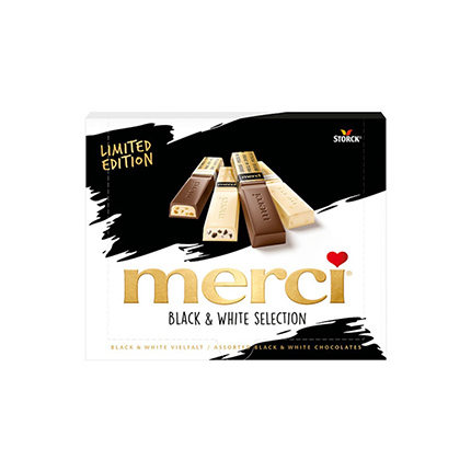 Шоколадови бонбони Мерси 250г Черно и бяло