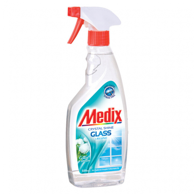 Препарат за стъкла Медикс 500мл Бял