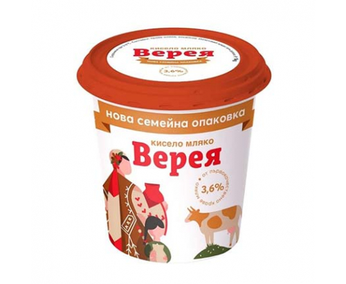 Кисело мляко Верея 3,6% 1кг Кисело мляко Верея 3,6% 1кг