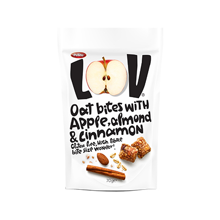 Овесени хапки Лов 70г Ябълка, бадем и канела