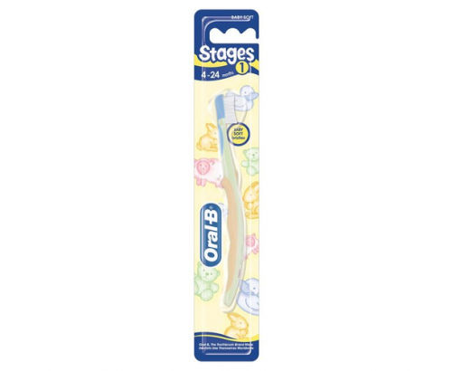 Четка за зъби Орал Би Хамелеон 0+ години Четка за зъби Орал Би Хамелеон 0+ години