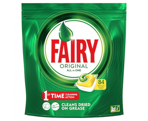 Таблетки за съдомиялна Фейри 84бр Всичко в едно Таблетки за съдомиялна Фейри 84бр Всичко в едно