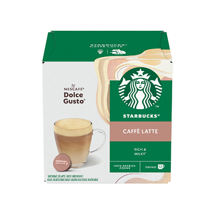 Кафе капсули Старбъкс 12бр Кафе лате Кафе капсули Старбъкс 12бр Кафе лате