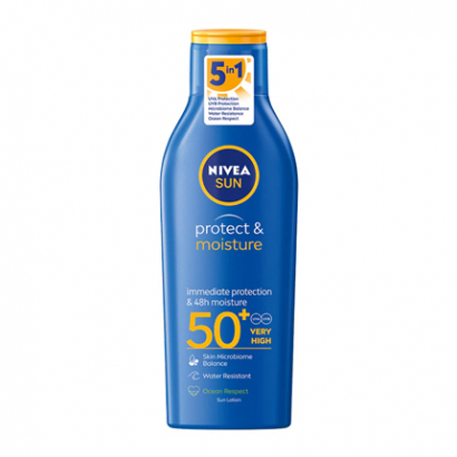 Слънцезащитен лосион Нивеа Протект SPF 50+ 200мл