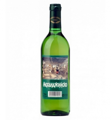 Вино Механджийско 750мл Бяло