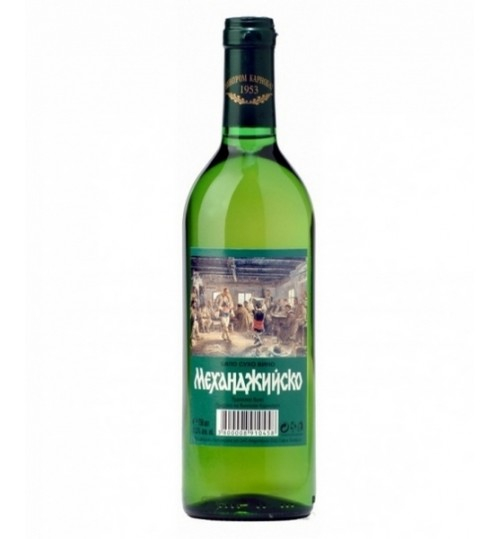 Вино Механджийско 750мл Бяло