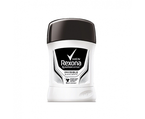 Стик Рексона Мен 50мл Инвизибъл черно и бяло Стик Рексона Мен 50мл Инвизибъл черно и бяло