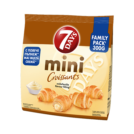 Миникроасани 7 Дейс 300г Милфей