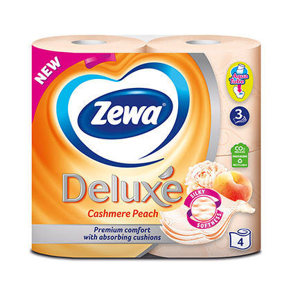 Тоалетна хартия Цева 4бр Праскова Тоалетна хартия Цева 4бр Праскова