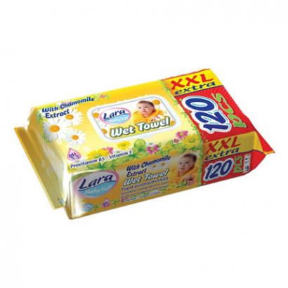Влажни кърпи Лара 120бр Лайка