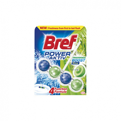 Ароматизатор за тоалетна Бреф 50г Пауър актив топчета Бор