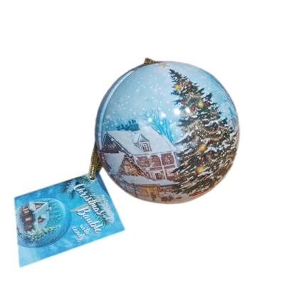 Коледна топка с бонбони