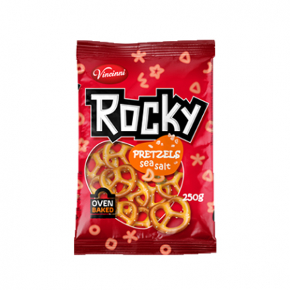Крекери Винчини Роки 250г Претцел
