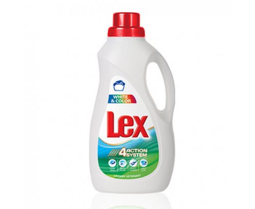 Гел за пране Лекс 3л За бели и цветни тъкани