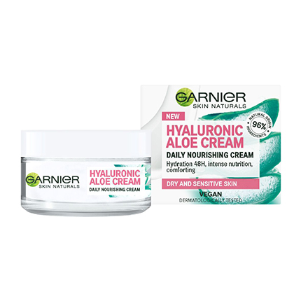 Крем за лице Гарние 50мл Хиалуроник Алое Крем за лице Гарние 50мл Хиалуроник Алое