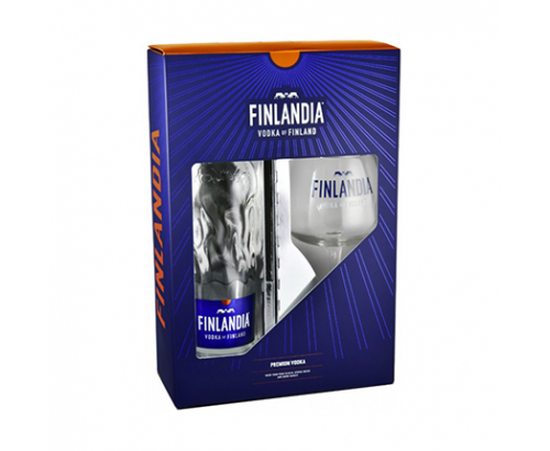 Водка Финландия 700мл + 2 чаши Водка Финландия 700мл + 2 чаши