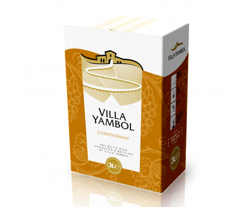 Вино Вила Ямбол 3л Шардоне Вино Вила Ямбол 3л Шардоне