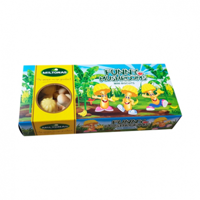 Бисквити Фъни Гъбки 60г Банан