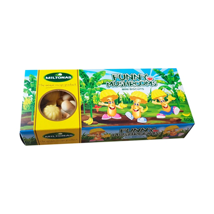 Бисквити Фъни Гъбки 60г Банан