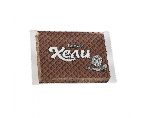 Вафли Хели Ретро 240г Кафява с халва Вафли Хели Ретро 240г Кафява с халва