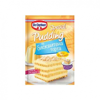 Пудинг за бисквитена торта Д-р Йоткер 70г Ванилия