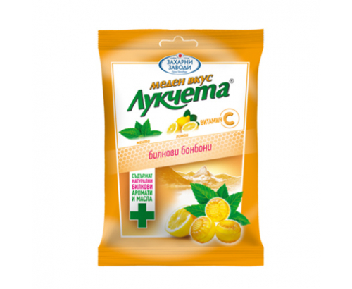 Бонбони Лукчета 75г Мед Бонбони Лукчета 75г Мед