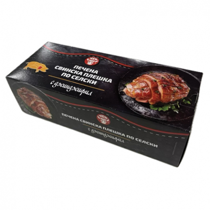 Печена свинска плешка Чех 800г По селски с джинджифил