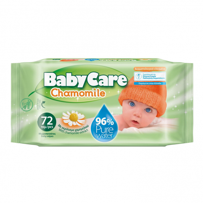 Влажни кърпи Бейби Кеър 72бр Лайка Влажни кърпи Бейби Кеър 72бр Лайка