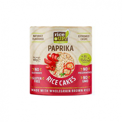 Пълнозърнести оризовки Райс Ъп 60г Паприка