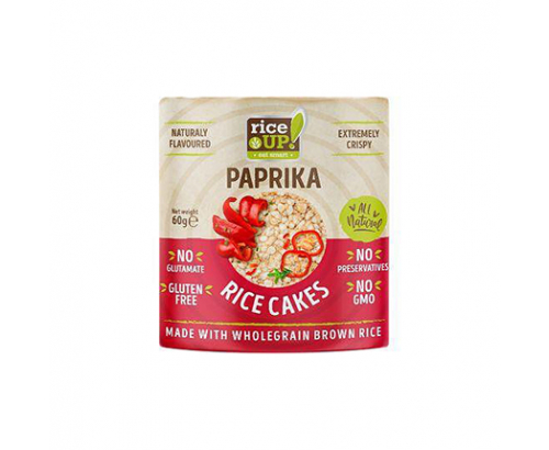 Пълнозърнести оризовки Райс Ъп 60г Паприка Пълнозърнести оризовки Райс Ъп 60г Паприка