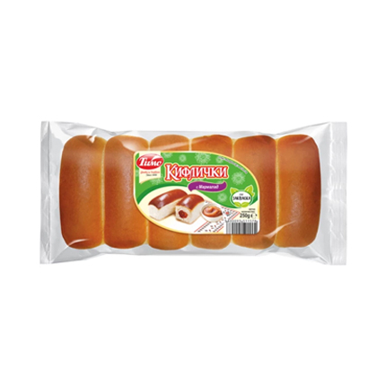 Козуначени кифлички Тимс 250г Мармалад Козуначени кифлички Тимс 250г Мармалад