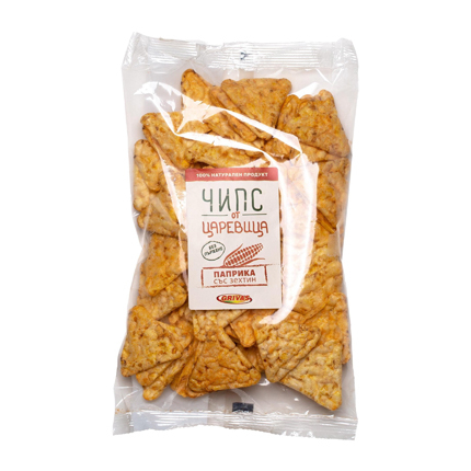 Чипс от царевица Гривас 90г Паприка Чипс от царевица Гривас 90г Паприка