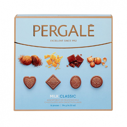 Шоколадови бонбони Пергале 114г Класик