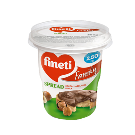 Какаов крем с лешници Финети 380г