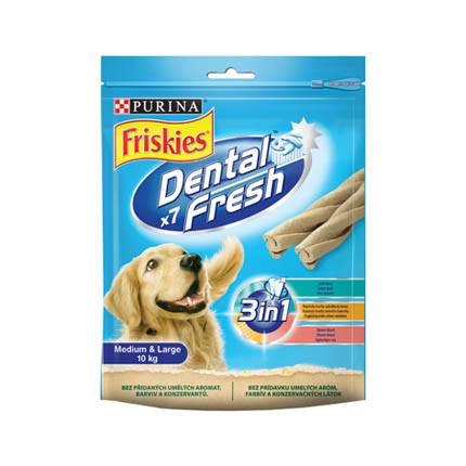 Лакомство за кучета Фрискас Дентал Фреш 180г Лакомство за кучета Фрискас Дентал Фреш 180г