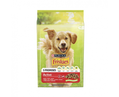 Храна за кучета Фрискас Актив 500г Суха Месо и зеленчуци