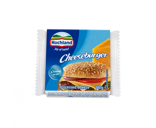 Топено сирене Хохланд 140г Слайс Чийзбургер Топено сирене Хохланд 140г Слайс Чийзбургер