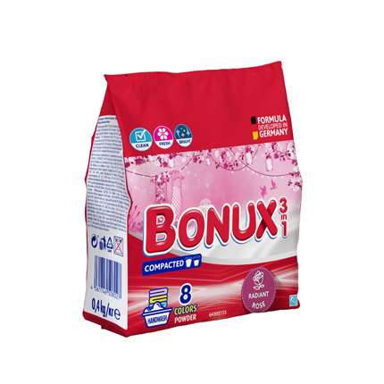 Прах за пране Бонукс 400г Магнолия/роза Прах за пране Бонукс 400г Магнолия/роза