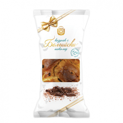 Козунак Добруджански хляб 500г С белгийски шоколад