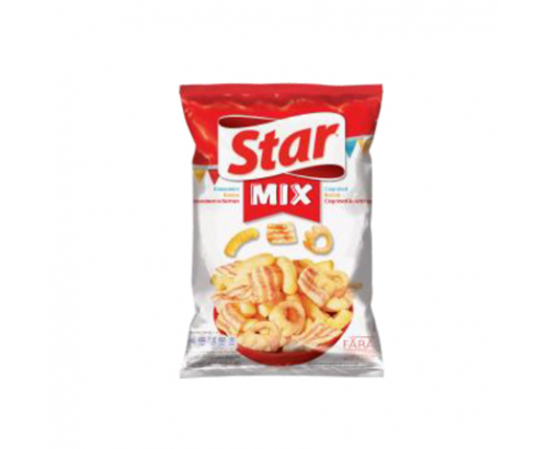 Снакс Стар Микс 90г Кашкавал, бекон, кашкавал и кетчуп Снакс Стар Микс 90г Кашкавал, бекон, кашкавал и кетчуп