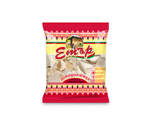 Домашна юфка Етър с овесени ядки 200г Домашна юфка Етър с овесени ядки 200г