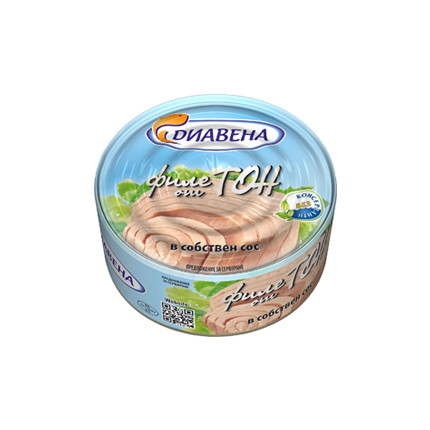 Риба тон филе Диавена 160г В собствен сос